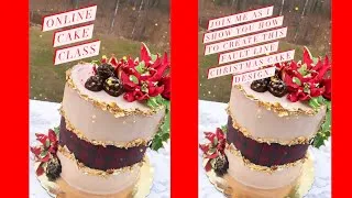 Thumbnail: CHRISTMAS CAKE CLASS 🎄 Janie’s sweets