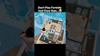 Thumbnail: Bro Gasped So Hard He Swallowed His Gum 😭 (Not a 5 Gum Ad BTW) #fail #funny #fortnite #gum #lol
