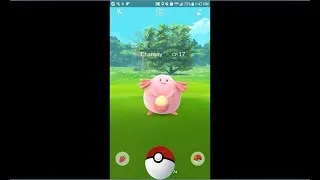 Thumbnail: Pokémon GO  - Catching a Wild Chansey!