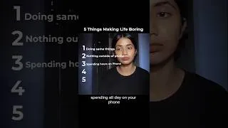 Thumbnail: 5 Things Making Your Life Boring