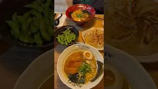 Thumbnail: the BEST ramen & they even had a robot bring out our drinks! #ramen #foodie  #restaurant #shorts