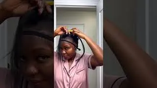 Thumbnail: Have you seen this viral hairstyle? Tried my arm at it 😅 #hairstyle #wiginstall #viralvideo