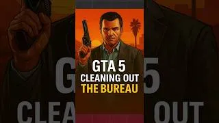 Thumbnail: GTA 5 – Cleaning Out the Bureau Mission Explained in Hindi #gta6 #gta5 #shorts