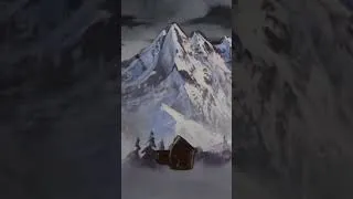 Thumbnail: Adding a cabin #painting #landscapepainting #art