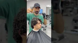 Thumbnail: New Haircut For Men With Curly Hair - Scissor Cut in Dubai ⭐️