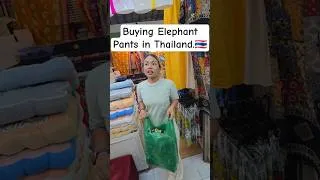 Thumbnail: The legendary elephant pants. Honestly, you can't come to Thailand without getting at least one pair