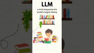 Thumbnail: LLM Is just a child trapped in a library. Here’s Why! 🚀  #programming #coding ##javascrip #code