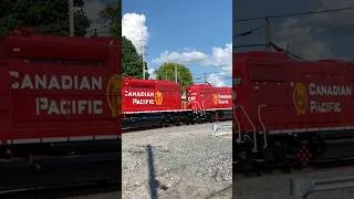Thumbnail: Abandoned Railway Crossing & Red Locomotives, JawTooth Trains #trainzlover #train