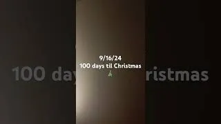 Thumbnail: 100 days til Christmas!!! #viral #shorts #fyp #christmas @okcron for idea
