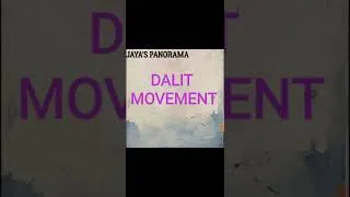 Thumbnail: DALIT MOVEMENT