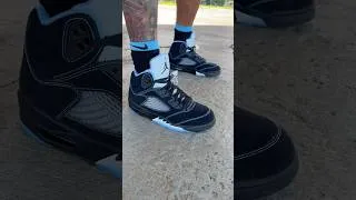 Thumbnail: CLEAN LOOK AT THE JORDAN 5 “UNC” ON FEET 🥶❄️🥶 ARE THESE ON THE TO COP LIST??