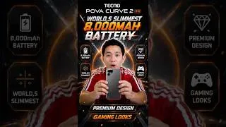 Thumbnail: WORLDS SLIMMEST 8,000MAH SMARTPHONE?! #Tecno #TecnoPovaCurve2