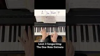 Thumbnail: Level 3 Songwriting: The One-Note Secret #shorts