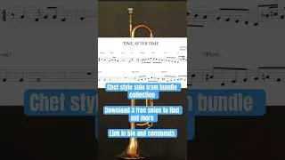 Thumbnail: Chet Bakker style solo on time after time #chetbaker
