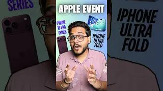 Thumbnail: Apple Event: iPhone 18 Pro Series and iPhone Ultra Coming😍 #iphone #shorts #viral