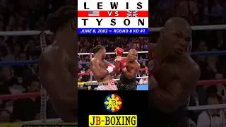 Thumbnail: Lennox Lewis 🇬🇧 VS 🇺🇸 Mike Tyson | SLO-MO + SOUND FX  | ROUND 8 KNOCKDOWN #1