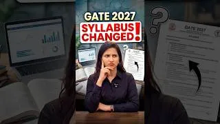 Thumbnail: 🚨 GATE 2027 Syllabus CHANGED! | GATE 2027 Chemistry (CY) New Syllabus | Official Update |J Chemistry