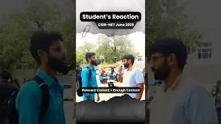 Thumbnail: CSIR NET Chemical Science 2026 Exam Review | Student Reactions & Paper Analysis | J Chemistry Review