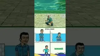 Thumbnail: GTA LOGIC 😂😂 #gta #gtaonline #gtastunts #gtav