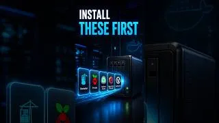 Thumbnail: 5 Docker Containers You Should Install FIRST #tech #homelab #docker #homeserver