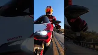 Thumbnail: Chasing the sunset, powering out of corners. 🌅🏍️ Ducati life at its best