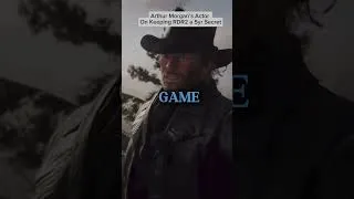 Thumbnail: Arthur Morgan VOICE ACTOR Keeping RDR2 a 5yr SECRET  #rdr2  #rockstar  #arthurmorgan