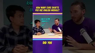 Thumbnail: How many core drafts per HSC English module