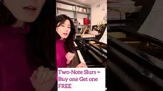 Thumbnail: Two-Note Slurs are like Buy One Get One Free in Piano