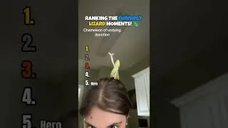 Thumbnail: Ranking The Best Funny Lizard Moments!🦎😂#lizard #shorts