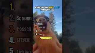 Thumbnail: Ranking the BEST Funny Goat Moments! 🐐🤣 #goat #funny