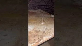 Thumbnail: Double slit experiment using water droplet m bubble formation