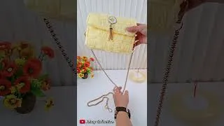 Thumbnail: PLASTIC CANVAS ORGANZA BAG DIY