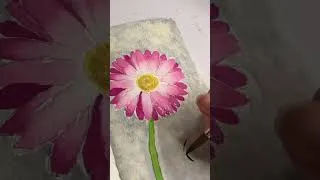 Thumbnail: Watercolour Everlasting Flower Painting