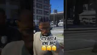 Thumbnail: Jembo threw a newspaper near a Police Station. The NPC hit the wrong person. #GTA5 #GTAChaos