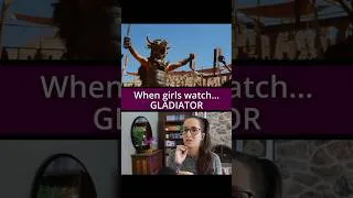Thumbnail: When girls watch GLADIATOR 😂 Wait for the end! ⚔️