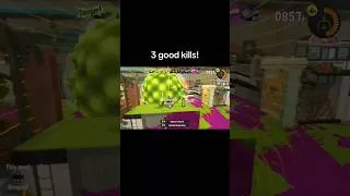Thumbnail: 3 good kills! #splatoon #splatoon3 #splatoonclip #splatoonclips #splatoongameplay #shorts