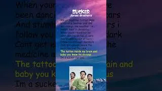 Thumbnail: Jonas Brothers - Sucker (Lyrics) #shorts