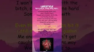 Thumbnail: Rich Gang ft. Young Thug, Rich Homie Quan - Lifestyle (Lyrics) #shorts