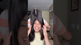 Thumbnail: do i look good with straight hair? 🤔