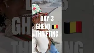 Thumbnail: Day 3 Thrifting in Ghent 🇧🇪 | Belgium’s Hidden Vintage Shopping Gem #thriftwithme