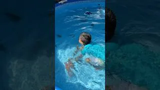 Thumbnail: Our pool is filled with toys!              #shorts #shortvideo #short