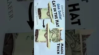 Thumbnail: Origami Cat in the Hat - MAGIC TRICK! #shorts
