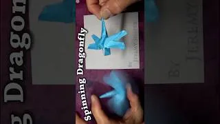 Thumbnail: Origami Dragonfly Spinner #shorts