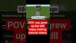 Thumbnail: from redstone to resumes I got you covered! 😂😭 #growingup #tutorials