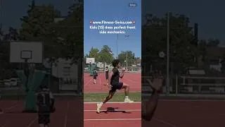Thumbnail: 🔥🏃‍♂️The perfect sprint front side mechanics by a kid #nike #gta #tiktok #redbull #football #puma
