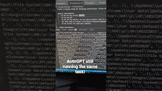 Thumbnail: AutoGPT is still scanning files. It's been well over an hour at this point!  #chatgpt #ai #autogpt