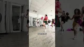 Thumbnail: Can you guess the song? 👀 This cheer dance combo was so fun! #cheerdance #pompoms #danceclass