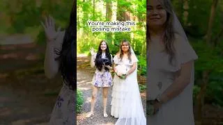 Thumbnail: Avoid this common bridal posing mistake to improve your wedding photography! 📸 #posingideas #bride