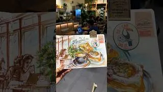 Thumbnail: A sketch day at a Colombian café ☕️🪴 #shorts #cafesketching