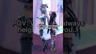 Thumbnail: POV: WHEN YOUR DUO HEIGHT MOGS YOU IN DRESS TO IMPRESS... #dti #relatable #meme #dresstoimpress